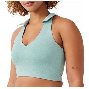 Outdoor Voices Seafoam collared sports bra - never worn
